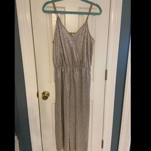 Xhileration by Target gold jumpsuit